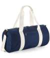 BG140L BagBase Original Barrel Bag XL French Navy / Off White colour image